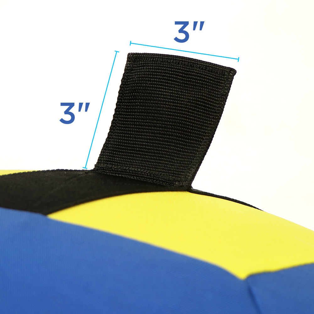 Equispirit 40" Grab and Toss Blue Yellow Tab